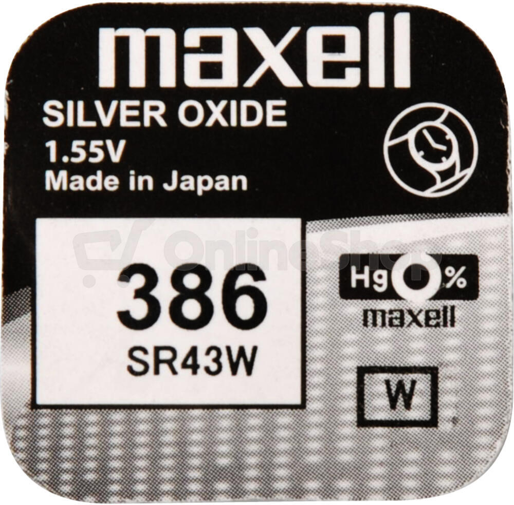 Baterie MAXELL SR43W/386