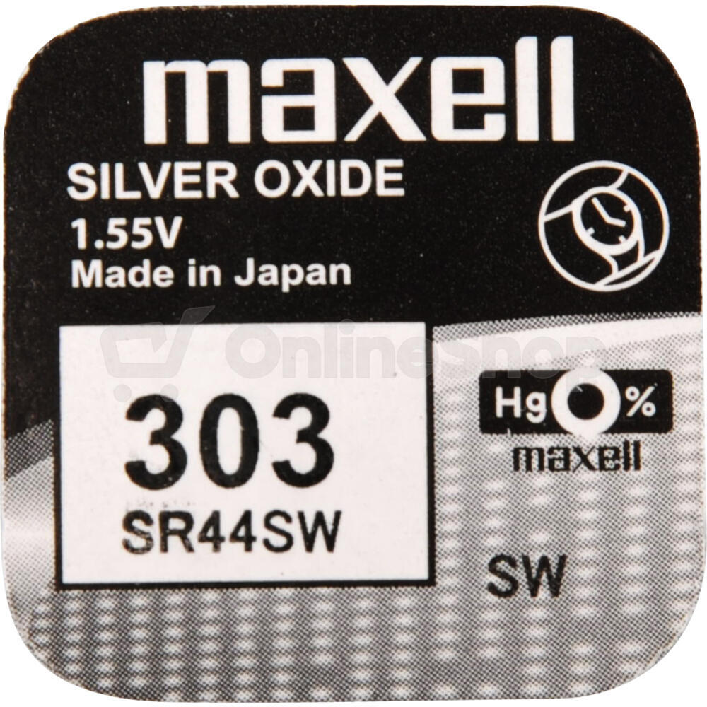 Baterie MAXELL SR44SW/303