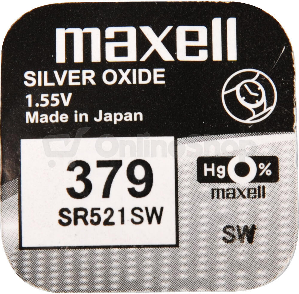 Baterie MAXELL SR521SW/379