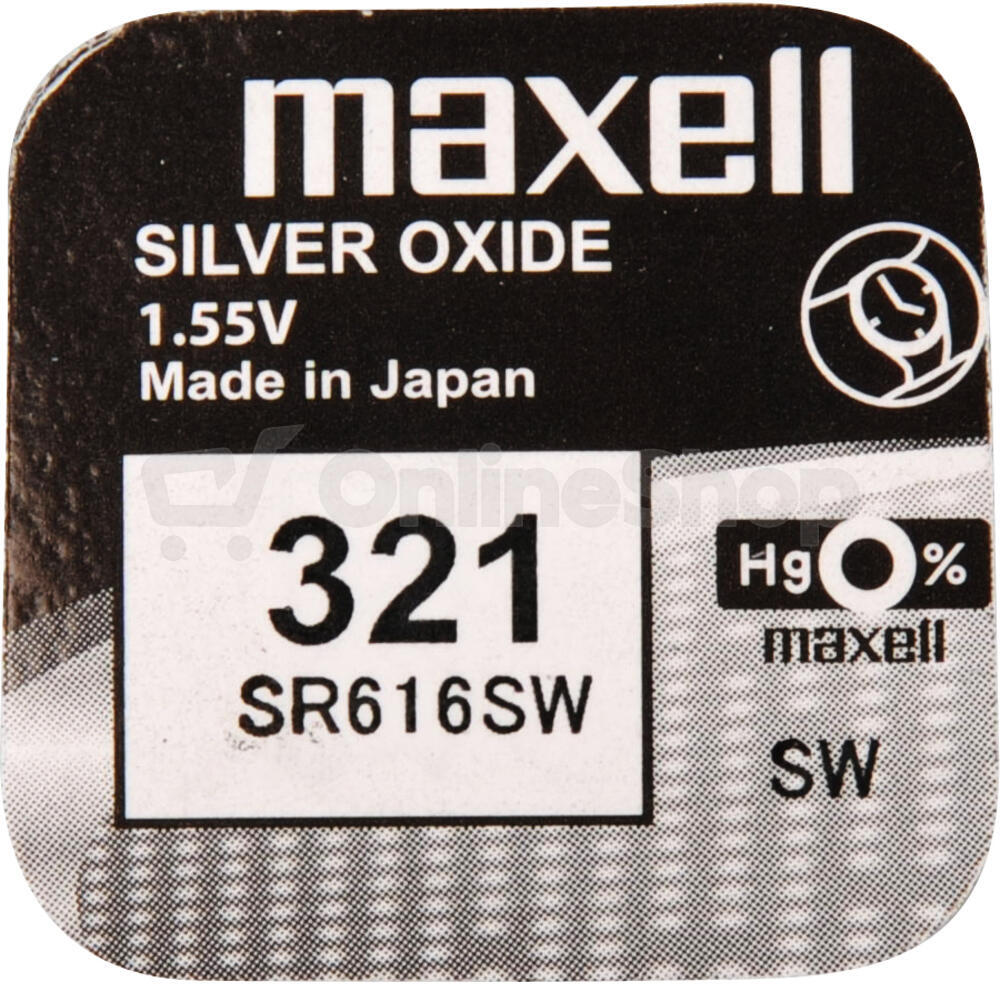 Baterie MAXELL SR616SW/321