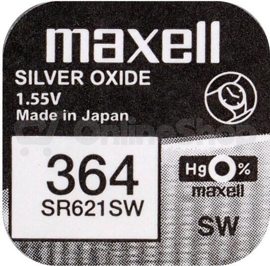 Baterie MAXELL SR621SW/364