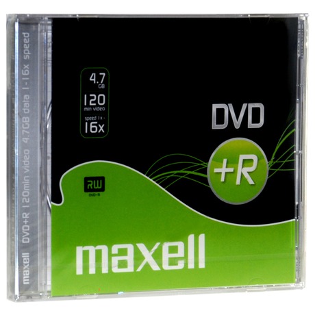 Maxell DVD+R 4,7GB 16x 1PK SC (foto 1)
