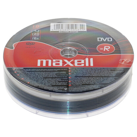 DVD-R Maxell 4,7GB 16x 10SH 275730