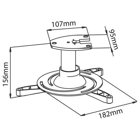 Stropn drk projektoru Stell SHO 1029