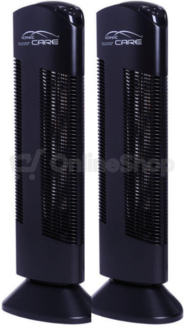 SET Čistička vzduchu Ionic Care Triton X6 s ionizátorem černá, 2ks