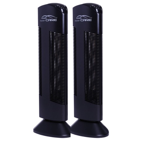 SET Čistička vzduchu Ionic Care Triton X6 s ionizátorem černá, 2ks