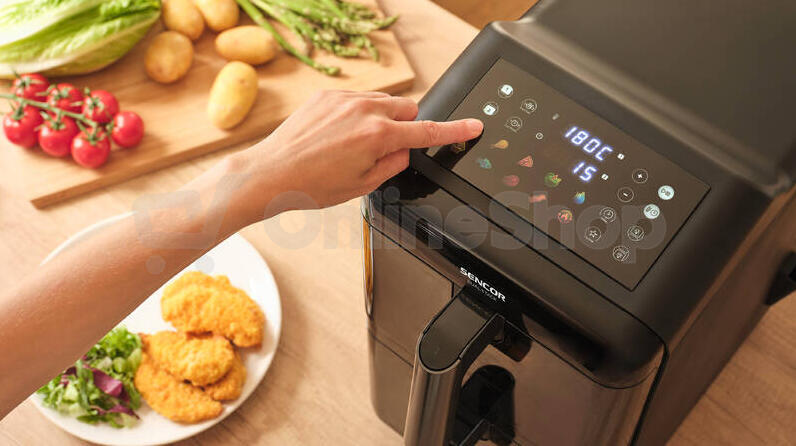 Horkovzdušná fritéza Sencor SFR 1260BK DUAL STACK