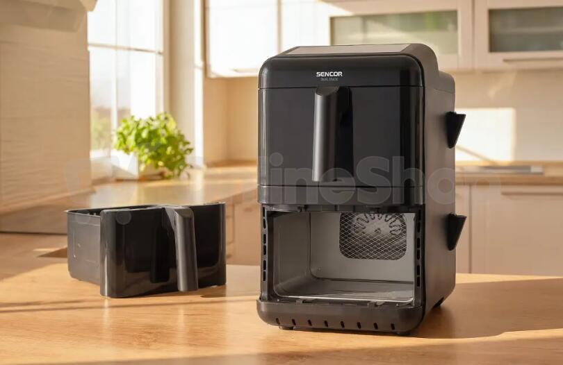 Horkovzdušná fritéza Sencor SFR 1260BK DUAL STACK