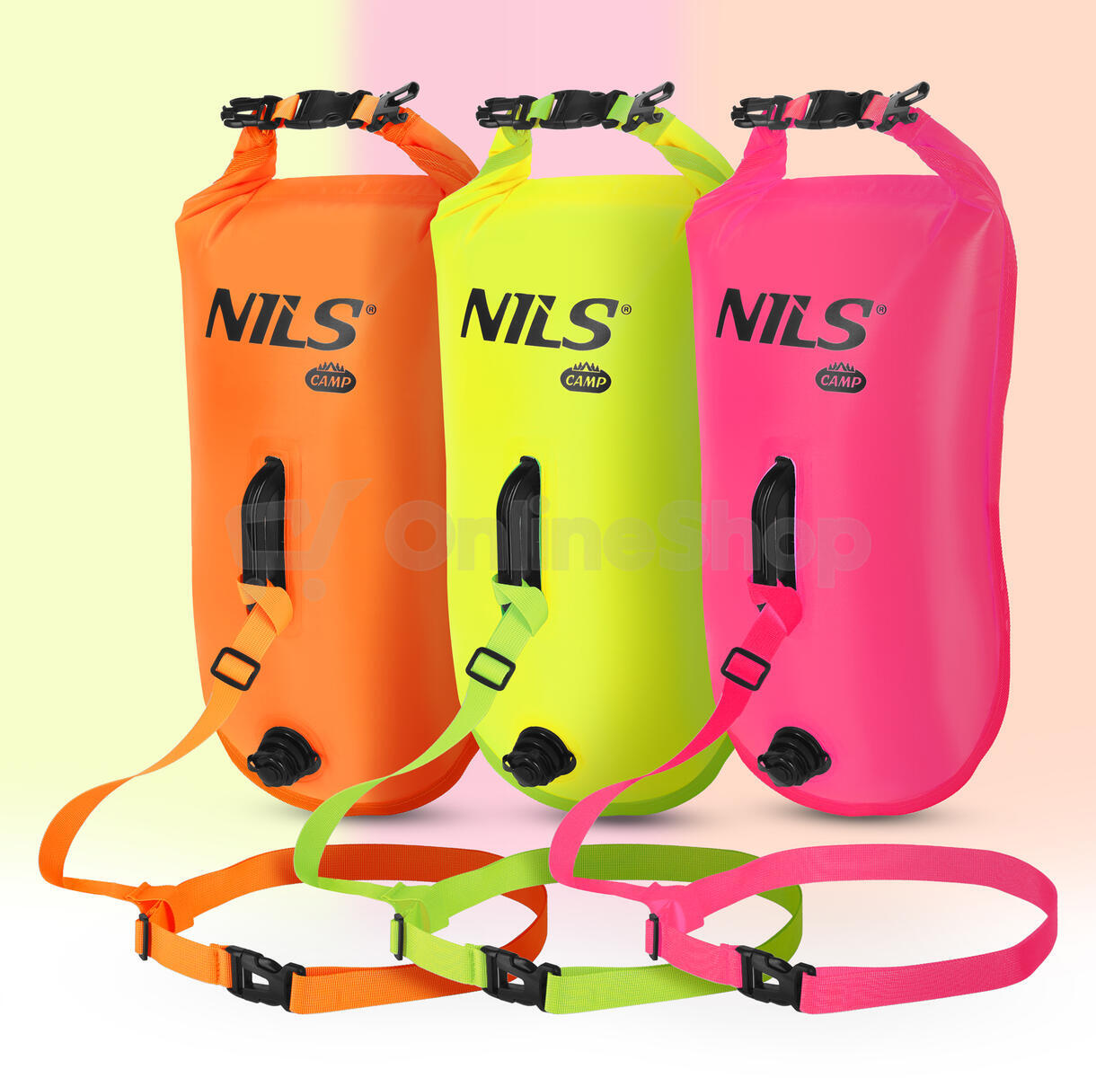 Plavecká bójka NILS CAMP NC1772 3v1 růžová