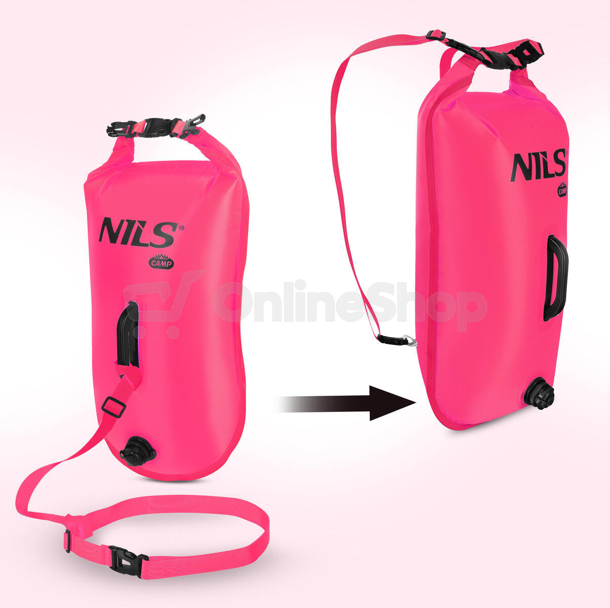 Plavecká bójka NILS CAMP NC1772 3v1 růžová