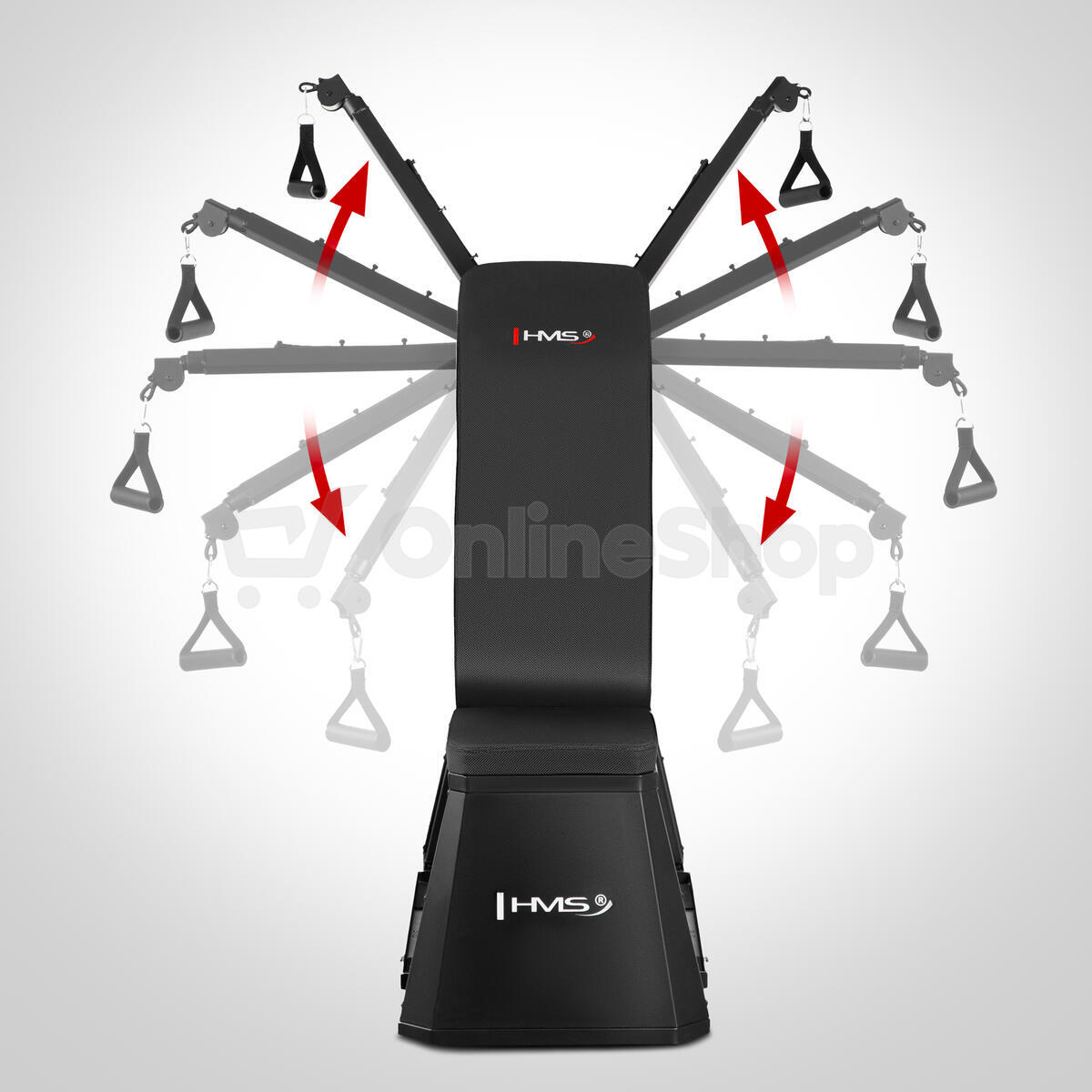Multifunkční posilovací lavice HMS LM4012 4v1
