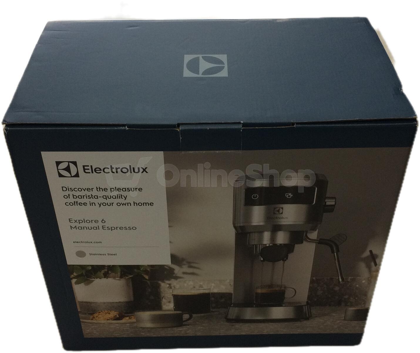 Kávovar Electrolux E6EC1-6ST, stříbrný | Skutečná fotografie prodávaného kusu