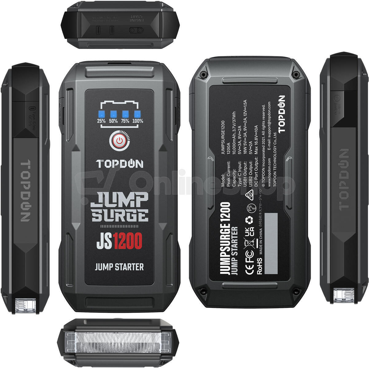 TOPDON car Jump Starter JumpSurge 1200 (TOPJS12)