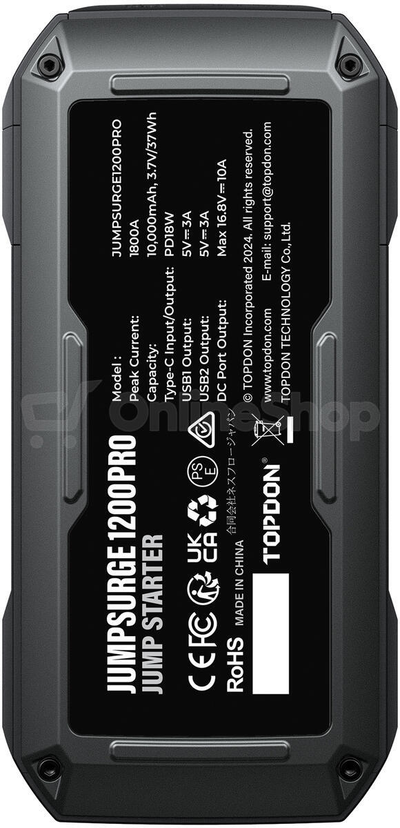TOPDON car Jump Starter JumpSurge 1200 PRO (TOPJS12PRO)