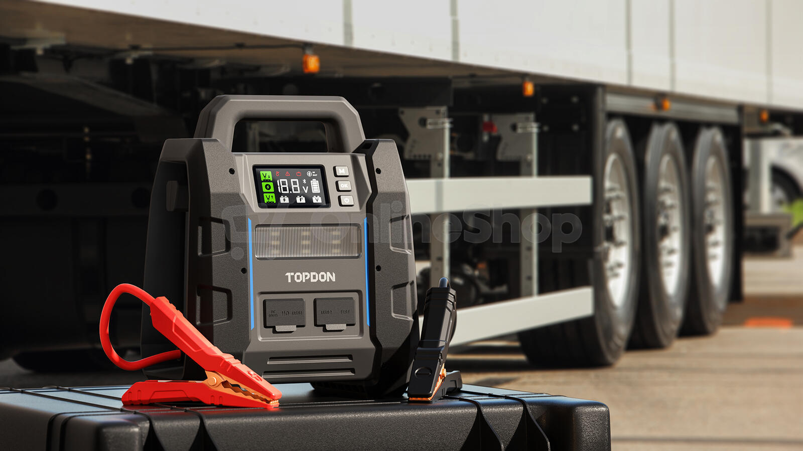 TOPDON startér a tester autobaterie V4500Plus (TOPV4500P)