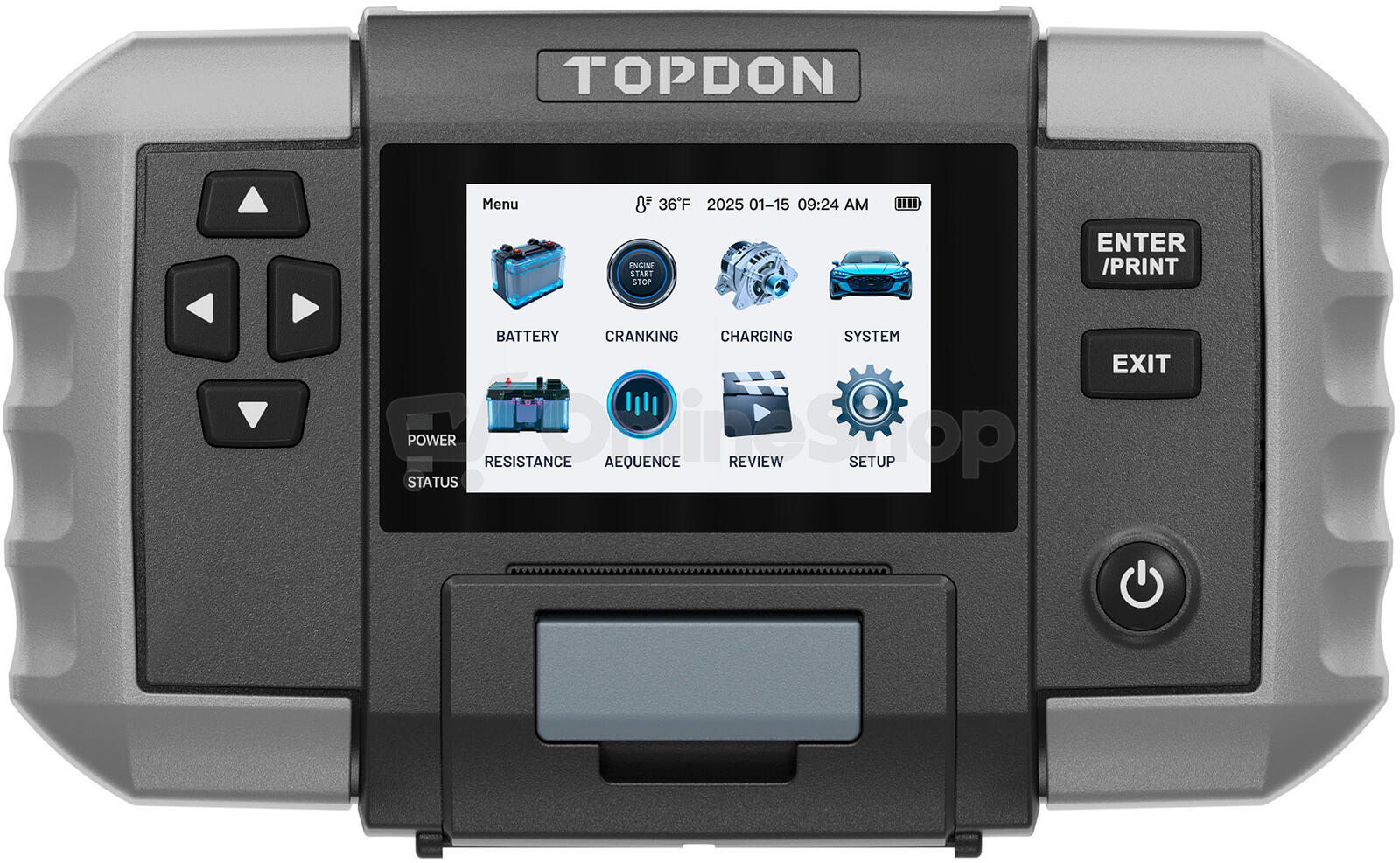 TOPDON Tester autobaterií BT600P (TOPBT600P)