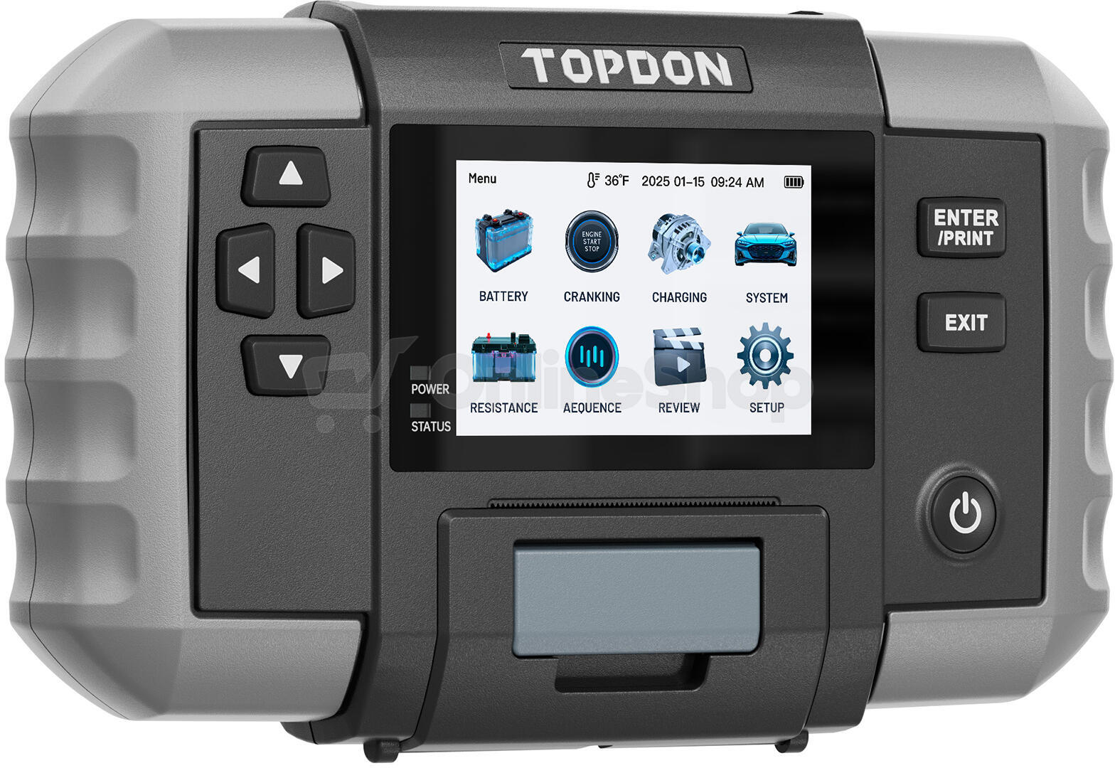 TOPDON Tester autobaterií BT600P (TOPBT600P)