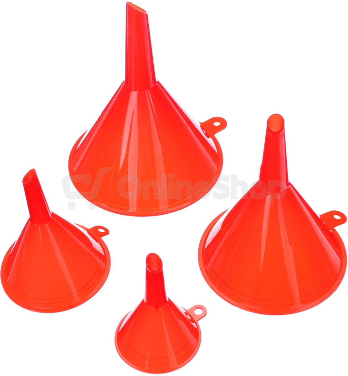 Sada trychtýřů na dolévání kapalin MECHANIC FUNNEL SET 3, 9 ks SIXTOL | Skutečná fotografie prodávaného kusu