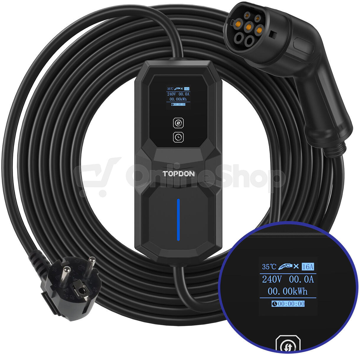 TOPDON PulseQ AC Portable - 3,7kW (TOPPORT37)