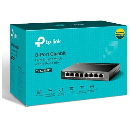 TP-Link Easy Smart switch TL-SG108PE (foto 2)