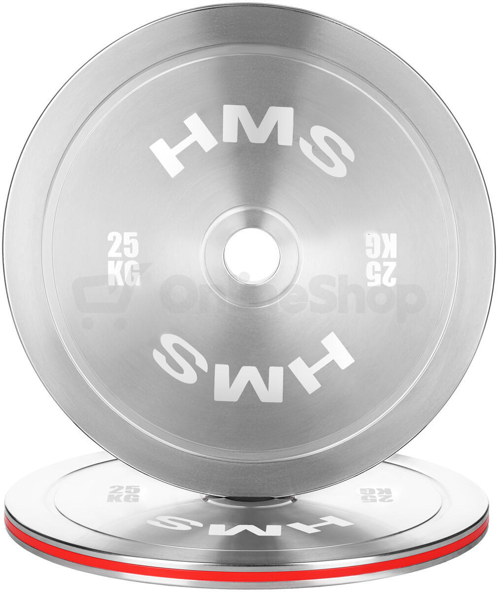 Ocelový olympijský kotouč HMS TOS250 25 kg