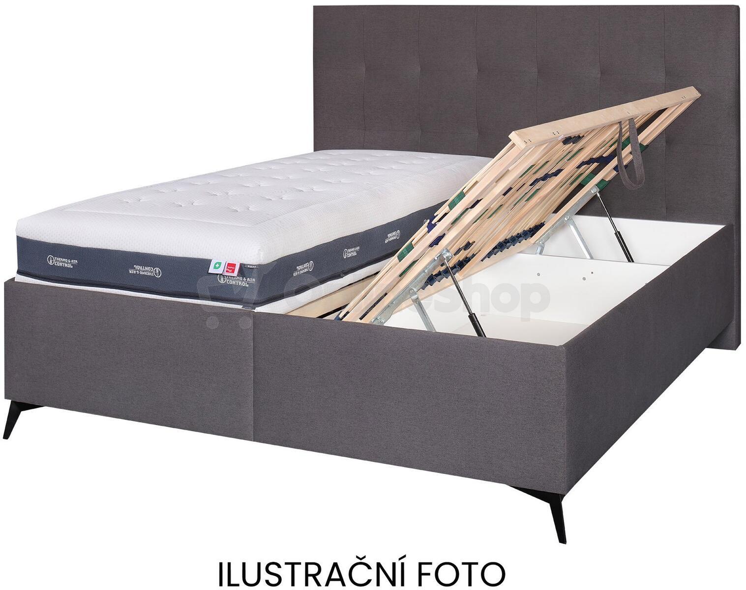 Tropico postel VENUŠE/Dotty 135/COMO WR19 Silver/nohy Star 13 160x200