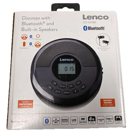 Lenco CD-340BK | Skutečná fotografie prodávaného kusu