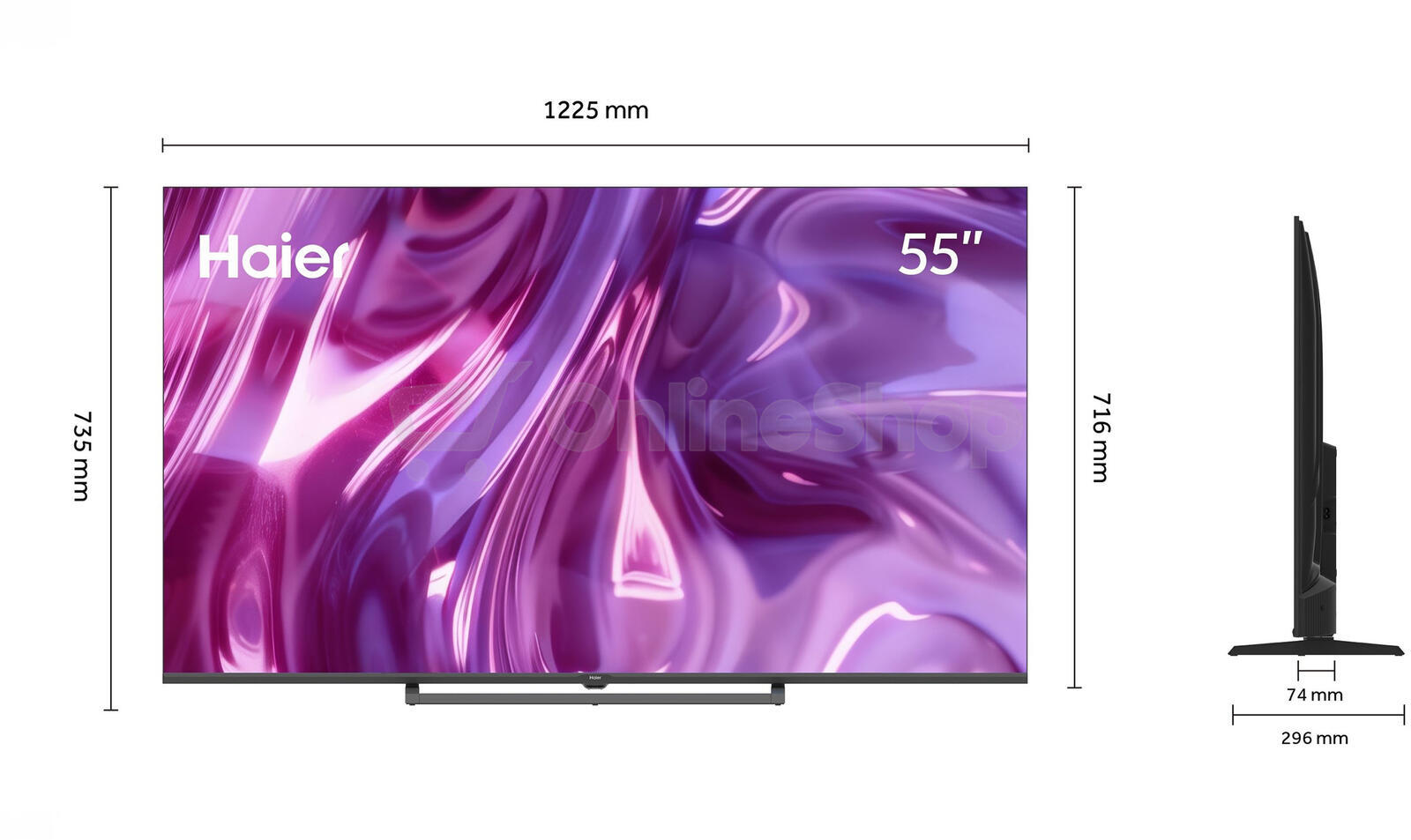 QLED TV Haier H55S80GUX S80