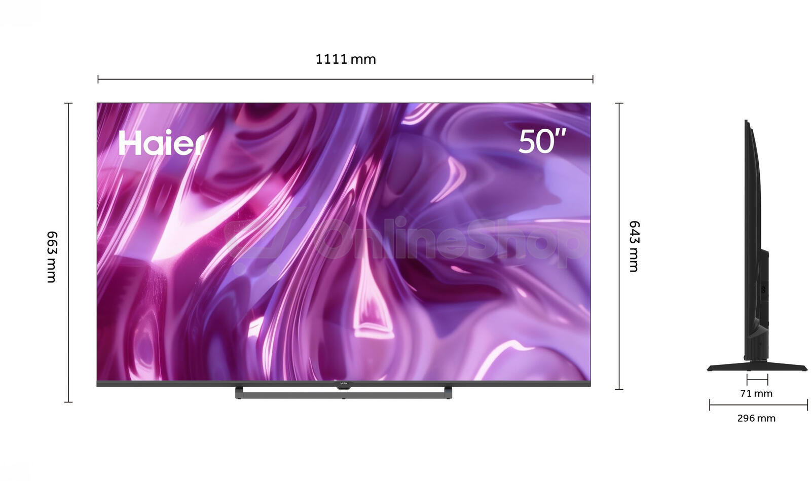 QLED TV Haier H50S80GUX S80