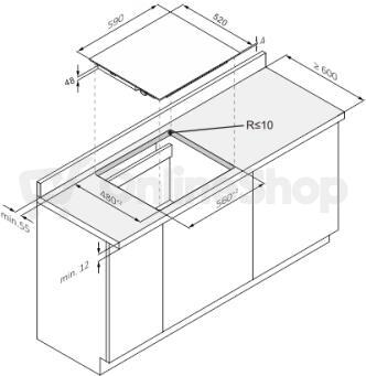 Indukční deska Candy CII647CCAR Idea