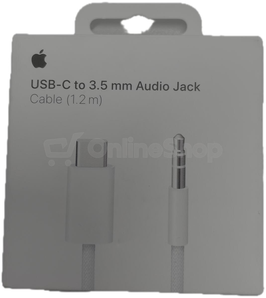 Apple USB-C to 3.5 mm Audio Cable (1.2 m) | Skutečná fotografie prodávaného kusu