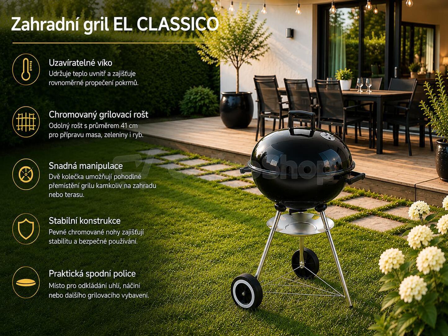 Zahradní gril House 5EL CLASSICO