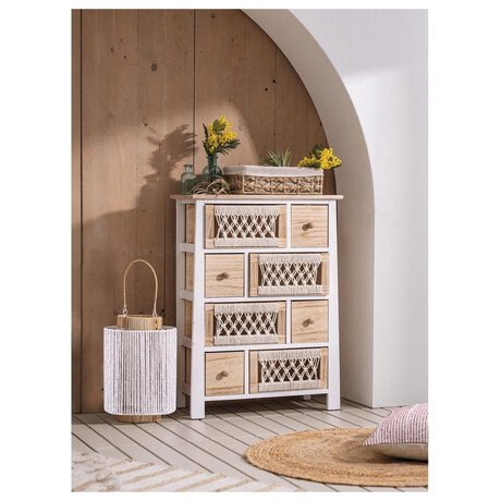 Frank Flechtwaren komoda v boho stylu, 77cm