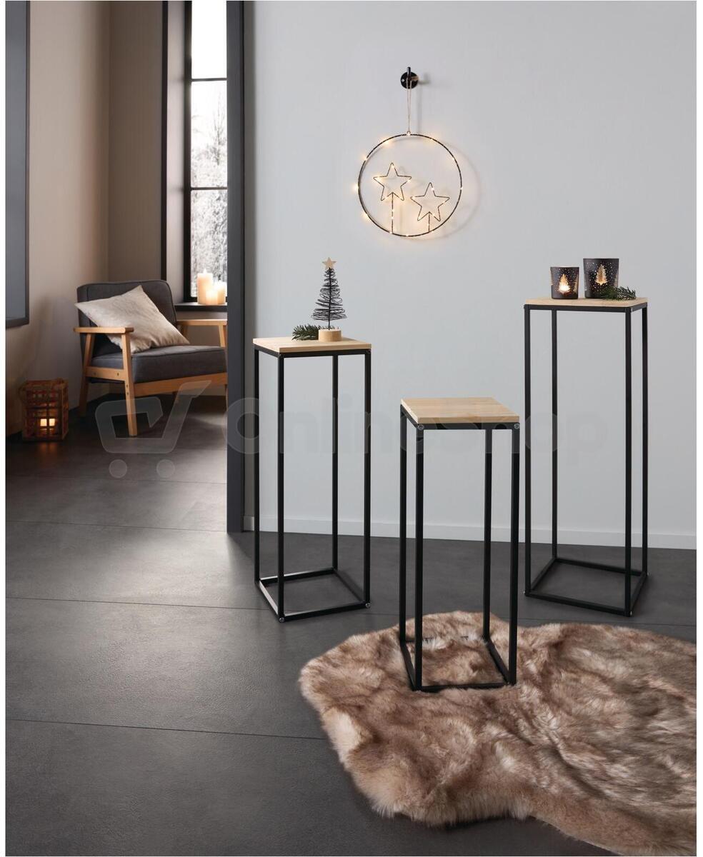 Frank Flechtwaren set odkládacích stolků Modern, 3ks