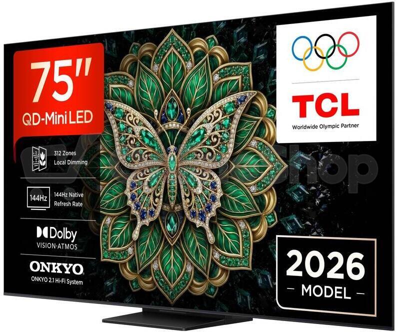 QLED televize TCL 75C6K PRO