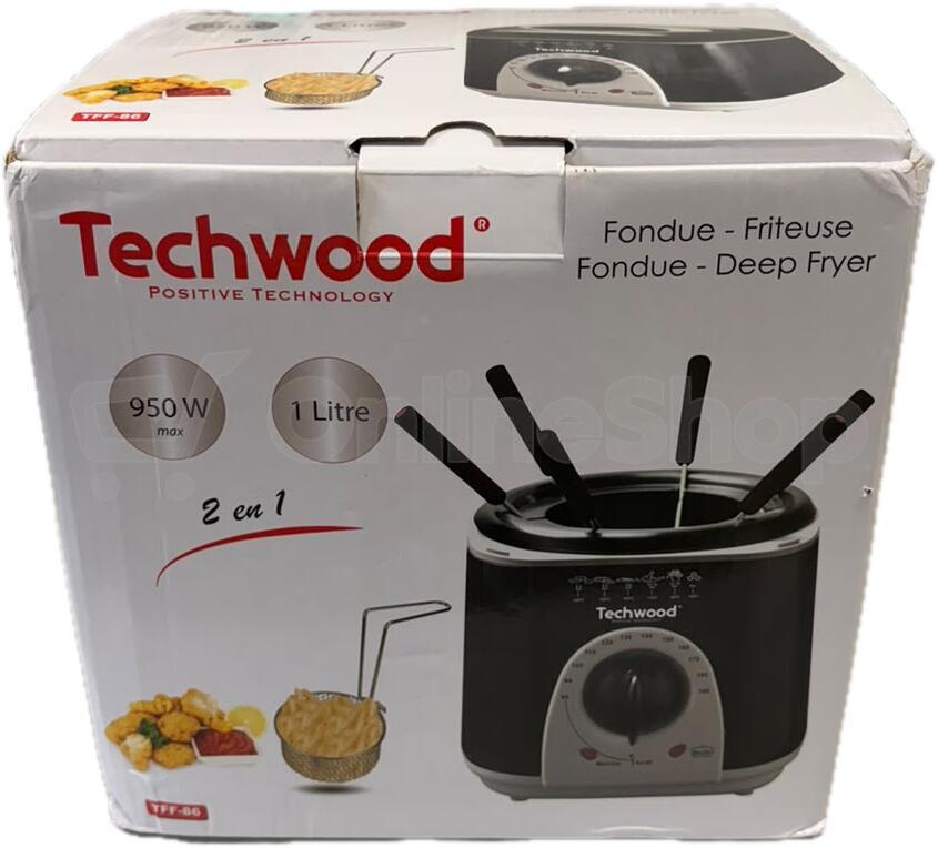 Fritéza a fondue 2v1 Techwood TFF86 | Skutečná fotografie prodávaného kusu