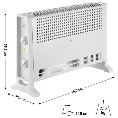 Konvektor Sencor SCF 2011WH