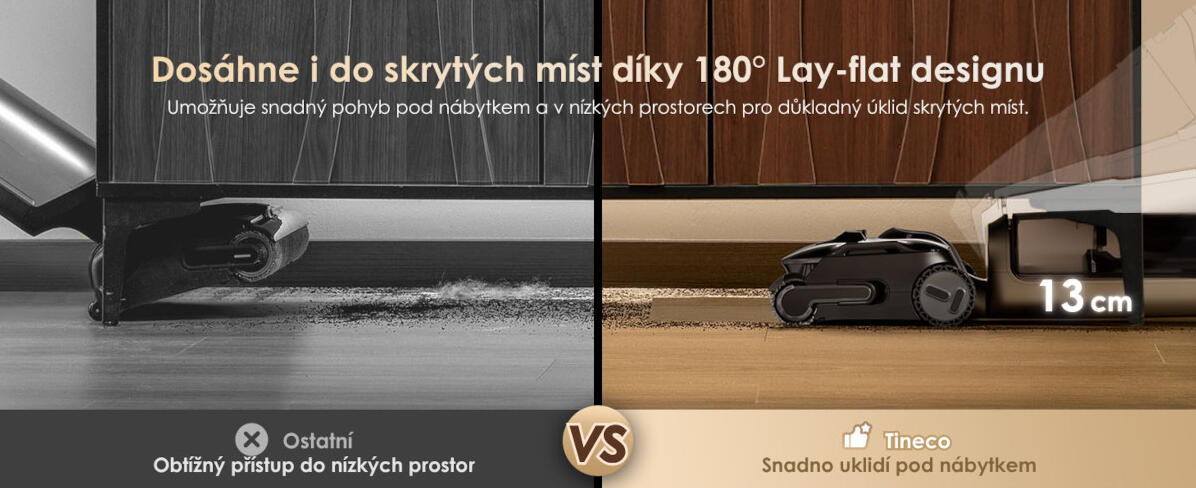 Úklid pod nábytkem bez kompromisů