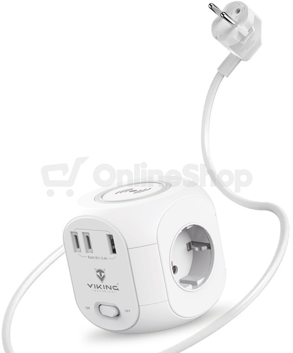 Síťový adaptér VIKING AC Cube W33