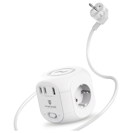 Síťový adaptér VIKING AC Cube W33