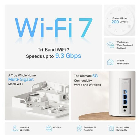 TP-Link Wifi7 home mesh Deco BE65 Pro(2-pack)