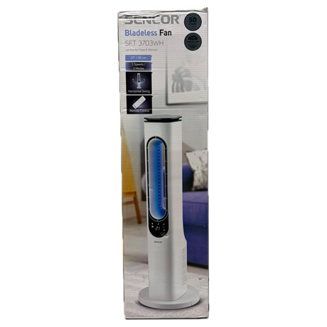 Ventilátor Sencor SFT 3703WH | Skutečná fotografie prodávaného kusu