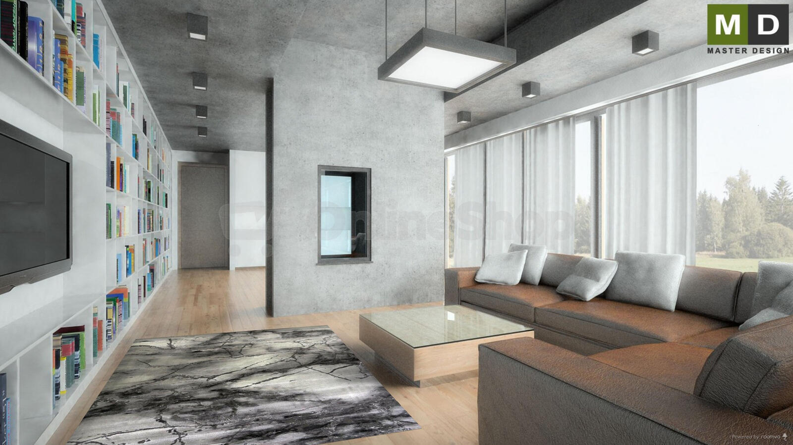 Kusový koberec Elite 23270 Grey 280x370