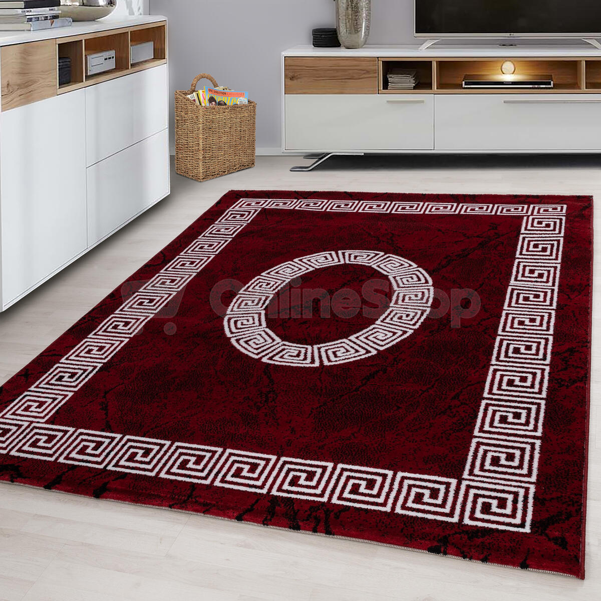 Kusový koberec Plus 8009 red 120x170