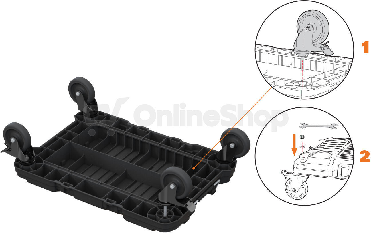 Vozík Keter ROC Pro Gear 2.0 Dolly