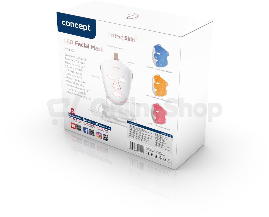LED maska na obličej Concept Perfect Skin MO8303