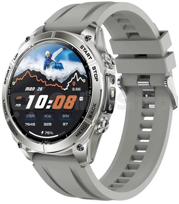 ALIGATOR Watch GPS Maps, stříbrné