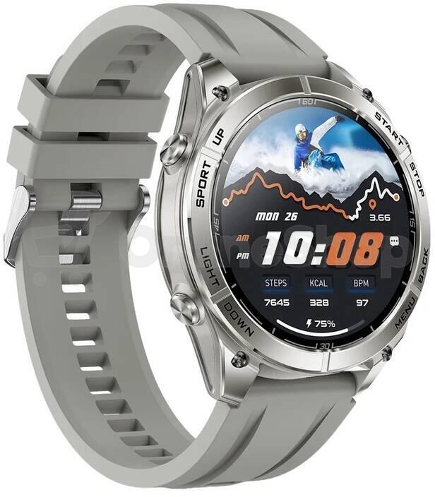 ALIGATOR Watch GPS Maps, stříbrné