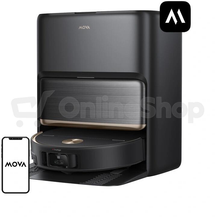 Robotický vysavač MOVA V70 Ultra Complete, černý