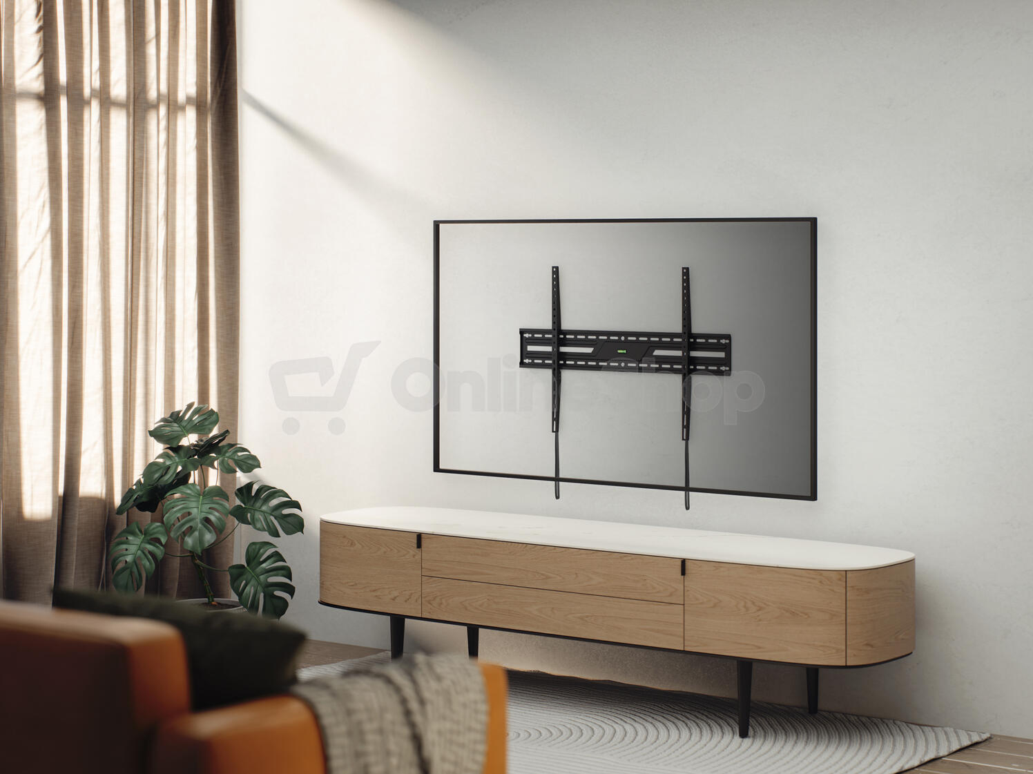 Držák TV GoGEN fixní XXL - černý